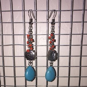 ⭐️3/$15⭐️ Turquoise Drop Dangle Earrings